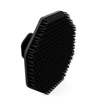 Premium-2Pcs Silicone Face Scrubber ,Soft Silicone Facial Cleansing Brush Clean Pores Facial Massage Cleansing Brush,Black Easy juoda