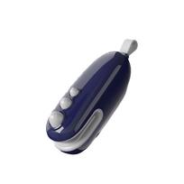 Handheld Mini Bag Sealer Portable Vacuum Food Sealing Machine USB Rechargeable with Concealed Safety Cutter for Snacks mėlyna