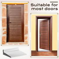 ABBY-Door Corner Seal, Draft Stoppers, For Noise Isolation And Weather Protection 50 Pieces (White) balta