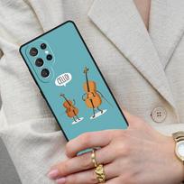 Cello Music Instrument Art Cell Phone Case for Samsung Galaxy S26 Ultra S25 S24 S23 S22 S21 S20 Note10 Cover Galaxy S26