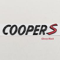 NEW 3D ABS Car Letters Logo Cooper S Rear Trunk Badge Emblem Decals Sticker For MINI R55 R56 F56 R50 R52 F55 JCW R53 Accessories