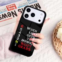 Motorcycle Gear Phone Case For IPhone 17 16e 15 14 13 12 11 Pro Max Air Mini Soft Protective Cover iPhone Air