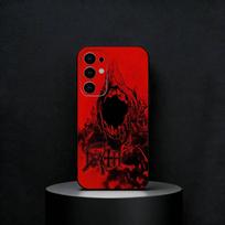Metal Band D-Death Phone Case For Samsung S25,S24,S23,S22,S21,S20,Ultra,Plus,FE Black Soft Cover Samsung S205G
