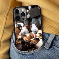 Funny Guinea Pig Balloon Soft Phone Case for iPhone 17 Air 16e Pro max 15 Pro 13 14 Plus 11 12 MagSafe Magnetic Coque iPhone 11pro