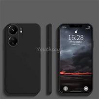 For Redmi 13C Case Xiaomi Redmi 13C 12C 12 Cover Fundas Coque Original Liquid Silicone Soft TPU Phone Bumper Redmi 13C For Redmi 13C juoda