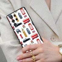London Red Bus Big Ben PRINT Cell Phone Case for Samsung Galaxy S26 Ultra S25 S24 S23 S22 S21 S20 Note10 Cover Galaxy S20 5G