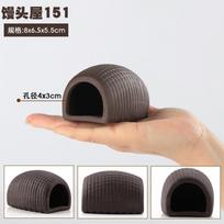 Aquarium Decoration Shelter Hideout Fish Tank Ornament Cave for Small Aquatic Pets Durable Resin Material Suitable for Freshwater and Saltwater Tanks One Size ruda