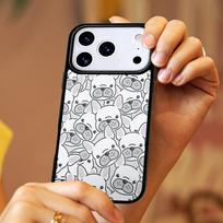 French Bulldog cell Magnetic Wireless For Magsafe phone Case For iPhone 17 11 12 13 14 15 16 Pro Max Plus Shockproof Cover iPhone17 Pro