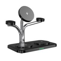 5 IN 1 Magnetic Wireless Charger Dual Phone and Watch Charge For iPhone 17~12 Samsung for Apple & Galaxy Watch Aipods Pro 3/Buds juoda