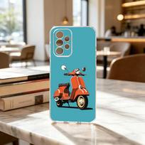 Moto B-Bike Cool for V-Vespas Scooters Phone Case Transparent Silicone Soft For SamsungS25,S24,S21,S22,S23,S30,Ultra,S20,Plus,Fe Samsung S21