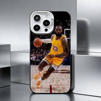 B-Basketball Star L-LeBron James   Phone Case For iPhone 17,16,15,14,13,12,11 Plus,Pro Max,XS,Colored silver phone case iPhone16pro