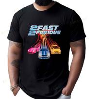 Men Women Famous Movie Fast and Furious T-shirt Paul Walker Goth Tshirt 100% Cotton O-neck Unisex Shirts Streetwear Y2K Clothes S įvairiaspalvis