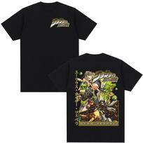 Anime JoJo Bizarre Adventure STEEL BALL RUN Gyro Zeppeli T-shirts Men Women Clothing Fashion Casual Short Sleeves T Shirts Tops S įvairiaspalvis