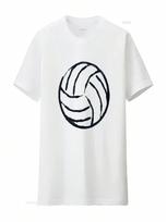 Womens Love Volleyball Best Fun Birthday Team Sports T Shirt White Small Vintage Washed Unisex Casual Soft Versatile Fashion S įvairiaspalvis
