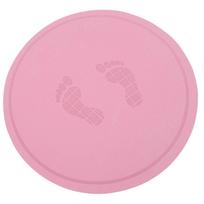 Household Skipping Cushion Round Jump Rope Mat for Fitness Use Pink
