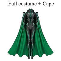 Marvel Thor 3 Ragnarok Superblogietė Hela Cosplay Kostiumas Kombinezonas Bodis Apsiaustas Helovino Cosplay Kostiumai Suaugusioms Moterims 110