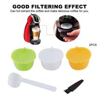 6pcs Food Grade Material Refillable Coffee Capsule Coffee Machine Supplies  Coffee Making