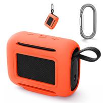 su karabinu Silikoninis dėklas Apsauginis dangtelis JBL GO 5 Bluetooth garsiakalbiui Garsiakalbio priedai mėlyna