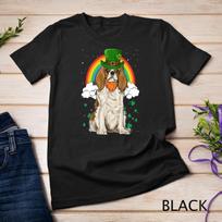 Cavalier King Charles Spaniel St Patricks Day Leprechaun Unisex T-Shirt Mens Womens Tees Top S