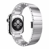 Stainless Steel Strap For Apple Watch Band Ultra2 49 45 44 42 40 41 38mm Series 9 8 7 6 5 SE Metal Bracelet Bamboo Iwatch correa 38mm 40mm 41mm sidabras
