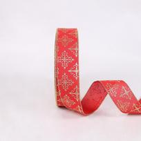 Eco-friendly 10 Meter Christmas Gift Ribbon With Beautiful Faux Linen Texture For Creative Diy Projects 10m Red