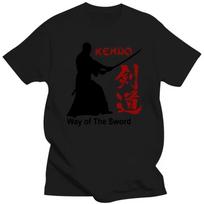 Funny Kendo Way of The Sword Japan Martial Art T Shirts Birthday Gift Graphic Streetwear Short Sleeve Father Day Husband T-shirt S juoda