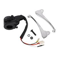 Twist Throttle Housing Switch Brake Levers Start Kill Switch Twist Grip Set for PW50 PY50 PEEWEE 50 Dirt Bike