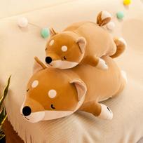 Shiba Inu throw pillow large plush cute husky doll toy 55cm