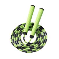 Jump Rope Adjustable Adults Comfortable Kids Beginner Versatile Jumping Rope Non Slip for Indoor Fitness Competition Gym Home žalia