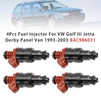4 vnt. Kuro purkštukas VW Golf III Jetta Derby Panel Van 1993-2003 BAC906031