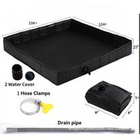 Portable PVC Shower Tray and Bathing Tent for Outdoor Camping 80x80x12