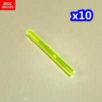 10pcs MOC Bricks Bar 4L Lightsaber Blade Wand 30374 578 21462 28697 Action Figure Building Blocks Particle Children's Plaything
