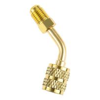 R410A AC Adapter SAE External Thread 1/4 R410A Refrigeration Charging Adapter Brass Quick Coupler 5/16 SAE for Valve System Tool