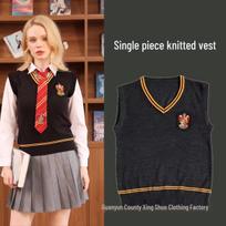 Unisex Harry Potter Stebuklų Akademijos V formos iškirptės, be rankovių, Cosplay megztinis 115