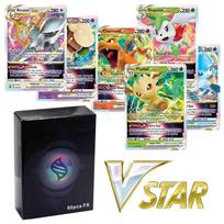 100Pcs Pokemon Cards Shining VSTAR GX EX VMAX MEGA TAG TEAM Energy Trainer Charizard Pikachu Collection Battle Card F19 30PCS - VMAX