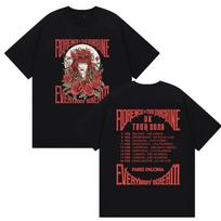Florence  The Machine Everybody Scream Tour 2026 Print T Shirts Unisexs Women Vintage Fashion pure Cotton Tshirt Streetwear L