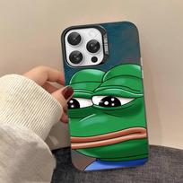 Internet Meme Sad Pepe The Frog Phone Cases For IPhone 17 16e 15 14 13 12 11 Plus Pro Max ProMax Colorful Covers iPhone 13pro max