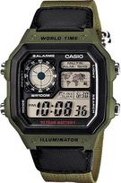 CASIO World Time Digital Watch Green [Casio] AE-1200WHB-3BV (International Model) [Used]