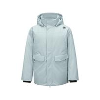 Skechers Basic Sports Series Fashion Comfortable Warm Loose Cotton Jacket Men Jackets Pearl-Blue P424M065-01MZ M