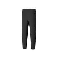 Skechers Basic Sports Series Comfortable Fashion Versatile Nine-Point Casual Pants Women bottoms Carbon-Black P225W289-0018 S