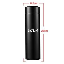 Portable Car Emblem Thermos Cup Leakproof Travel Vacuum Flask Insulated Mug For KIA Rio Ceed Sportage Cerato Soul Sorento Sonic