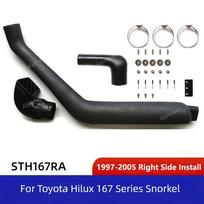 Visureigio 4x4 išorės priedai Oro paėmimo snorkelio komplektas 1997-2005 TOYOTA Hilux 165 167 172 176 serijoms Kvėpavimo žarna STH167RA