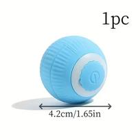 Smart Dog Toy Ball Electronic Interactive Pet Toy Moving Ball USB Automatic Move Bouncing Puppy Birthday Gift Cat Product (Pink,8X6.5X5.5cm) rožinė