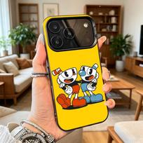 P-Popular C-Cuphead Game  Phone Case For iPhone 17,16,15,14,13,12,11 Plus,Pro Max,XS,Colorful Silver Black Cover iPhoneXSMAX