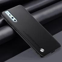 Luxury PU Leather Case For Vivo V15 Pro Back Cover Matte Silicone Shockproof Protection Phone Case For Vivo V15 V15Pro Coque For Vivo V15 juoda
