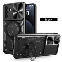 Finger Ring Holder Rugged Case for Samsung Galaxy S26 Ultra S25 Plus S23 S24 FE S22 S21 Plus A17 5G A57 A37 A16 A36 A56 Funda Galaxy S26 Ultra juoda