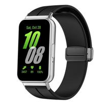 Magnetic Strap for Samsung Galaxy Fit 3 Band Metal connector Smartwatch Bracelet Correa Galaxy Fit3 Silicone Strap Accessories for Galaxy Fit 3 juoda