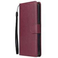 Dėklas Samsung Galaxy A41, atverčiamas piniginės tipo telefono dėklas, skirtas Samsung A41 A 41 A415 SM-A415F, prabangus odinis viršelis, dėklas For Samsung A41 vyno raudonos spalvos
