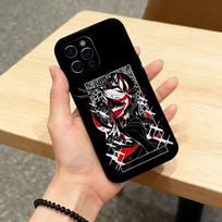 h-Helluva Boss Blitzo  Phone Case For iPhone 17,16,15,14,13,12,11 Plus,Pro Max,XS,Soft Silicone Black Cover iPhone14Plus