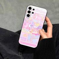 Cartoon Pink K-Kirbys-KK   Phone Case For Samsung S25,S24,S21,S22,S23,S30,Ultra,S20,Plus,Fe,Note,10,9,5G Black Cover Samsung S24